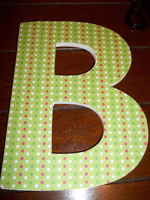 Monogram Christmas Decoration - Mrs. Bishop 6 100 2220