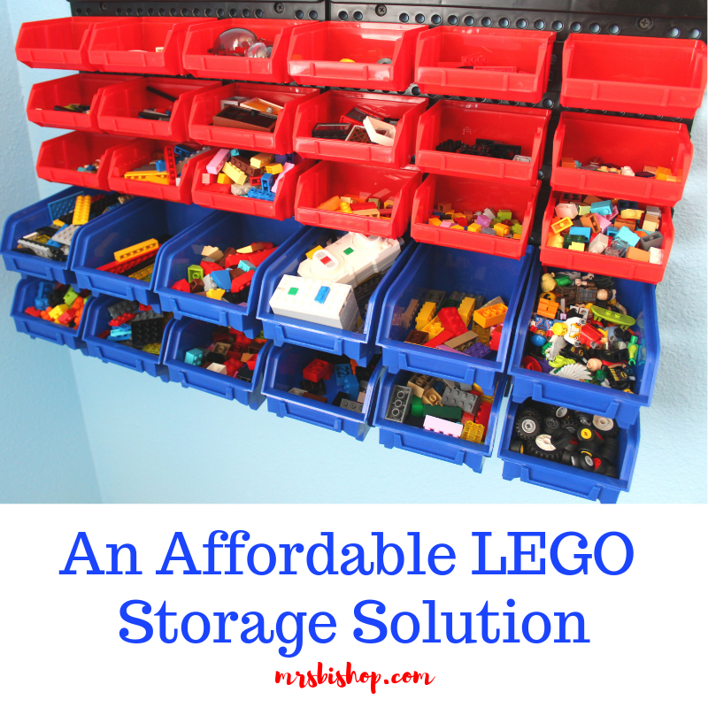 Affordable LEGO Brick Storage Solution 