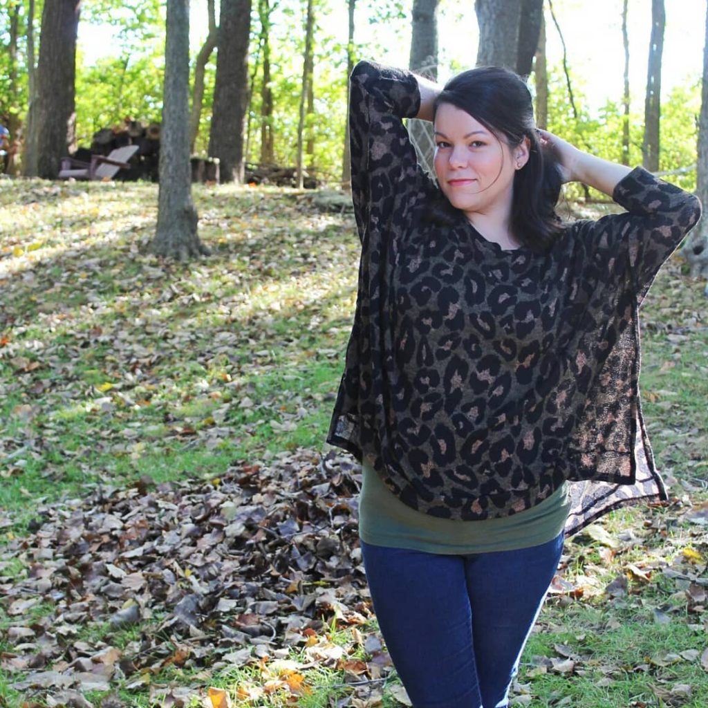 Animal Print Sweater
